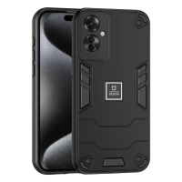 2 in 1 Hybrid Armor Shockproof Phone Case For OPPO Reno 11F 6.7 inches TPU Frame Hard Plastic Magnet