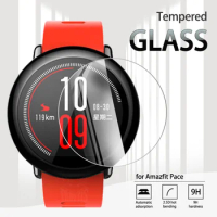 For Amazfit Pace Tempered Glass Screen Protector For Huami Amazfit Pace GPS Smart Watch Anti-Scratch Transparent Film Cover