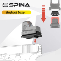 SPINA OPTICS Red Dot Sight Mounting Plate Rail fit Glock Model G17 19 20 21 22 26 42 43 aluminum Picatinny Rail width 25.57mm
