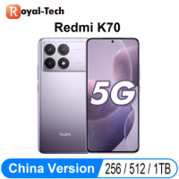 Original Xiaomi Redmi K70 5G Smartphone Snapdragon 8 Gen 2 2K Display 50MP 120W Charger 5000mAh Battery Xiaomi HyperOS