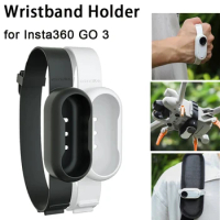 Wristband Holder For Insta360 GO 3 Hand Bend Black Bike Strap Expansion Silicone Sleeve Backpack for Insta360 GO 3 Accessories