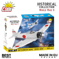 COBI A6M2 Zero Fighter Historical Building Bricks 347 Pieces Made In Europe
