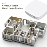 Tuya ZigBee Smart Gateway Hub Smart Home Bridge Smart Life APP Wireless Remote Controller Works with Alexa Google Home