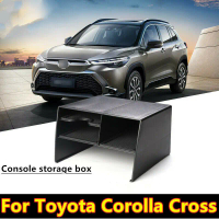 กล่องที่เท้าแขนคอนโซลกลางรถยนต์สำหรับ Toyota Corolla Cross