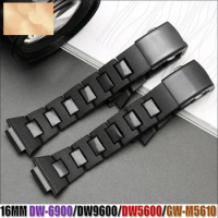 16MM Wristband Smartwatch Bracelet Strap DW-6900/DW-9600/DW-5600/GW-M5610 Replacement Watchband DW6900/DW5600 Watch Band Wrist