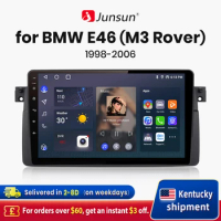 Junsun V1 AI Voice Wireless CarPlay Android Auto Radio for BMW E46 M3 318/320/325/330/335 4G Car Multimedia GPS 2din autoradio