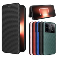 For OPPO Realme GT Neo 5 SE Luxury Carbon Fiber Skin Magnetic Adsorption Case For OPPO Realme GT3 GT 3 RealmeGT3 Phone Bags