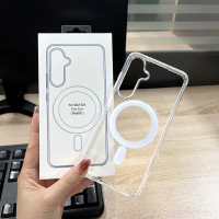 [ส่งจากไทย] เคสใสแม่เหล็ก Magsafe เคสโทรศัพท์ สำหรับ Samsung A17 A07 S25FE A05 A16 A36 A56 A06 A54 S