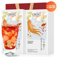 內地直送 - 貢苑【安享好眠】正宗酸棗仁人蔘茯苓百合茶330g共30包