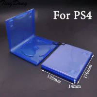 TingDong Blue CD Discs Storage Bracket Holder for Sony PS4 Game Accessories for PS4 Slim Pro Games Disk Cover Case Replace