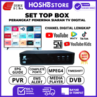 STB TV Digital DVB-T2 Full HD 1080p Murah Terbaik | YouTube, WiFi Dongle | Garansi 1 Tahun