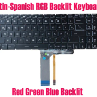 Latin-Spanish backlit keyboard for MSI GF62 GP63 GP72 GP72M GP72MVR GP73