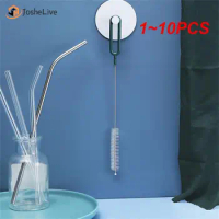 1~10PCS Extra Fine Straw Brush A Variety Of Functions Does Not Take Up Space Antibacterial Strength Cleaning