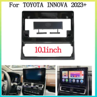10.1 inch 2 Din Car Radio Fascia Frame For Toyota innova 2023 Android Radio Audio Dash Fitting Panel Kit