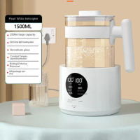 1500ML Glass Kettle Constant Electric Temperature 220V Multi Function Intelligent Sterilizer Automatic Baby milk Water Warmer