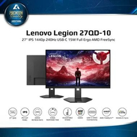 Monitor LED Lenovo Legion 27Q-10 | Legion 27QD-10 USB-C 15W 27 inch IPS 1440p 2K QHD 240Hz 0.5ms 99%