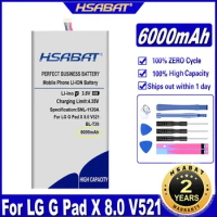 HSABAT BL-T20 6000mAh Battery for LG G Pad X 8.0 V521 Table PC Batteries