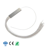 splitter Fiber Optic PLC 1 :32 FTTH 1-32 Splitter 1X32 Optical splitter without Connector Mini Steel Tube