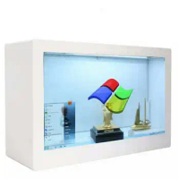 32 43 55 65 75 86 inch LCD Touch Screen panel, Transparent demo kiosk,transparent lcd monitor