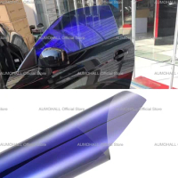 49CM x 3M VLT 19% Purple Foils Car Side Window Tint Solar Films Auto Glass Window Sunshine Protection Tinting Foils IR 54%