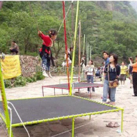 jumping equipment for kids bungee trampoline