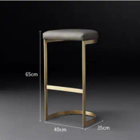 Nordic bar stool casual iron bar chair simple modern restaurant bar stool bar chair