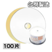 台灣製造Vinpower Vertatim LTH(金片)AZO染料 可印BD-R6X25G空白藍光光碟燒錄片 100片