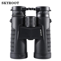 SKYROOT 10X42 HD High Power Waterproof Telescope Micro Night Vision Powerful Straight Binoculars For Camping Hunting