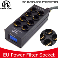 3000W EU plug AC Noise-Cancelling Filter Audio Amplifier noiseless furutech Socket Outlets network Wall furutech stri