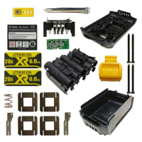 DCB200 Li-Ion Battery Plastic Box Case PCB Charging Protection Circuit Board for Dewalt 18V 20V 6.0Ah Tool Housing