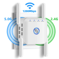 5G Long Range Wifi Repeater Wifi Signal Amplifier Wi-fi Network Extender Wifi Booster 1200m 5Ghz Wireless Repeater Wi Fi 5 Ghz