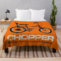 Raleigh Chopper - Distressed print design - for mid colour choices Throw Blanket