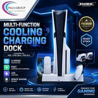 Dobe PS5 Multifuntional Charging Dock Cooling Fan PS5 Slim - TP5 3537B LED 3570