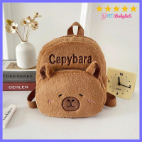 Balo Capybara Thú Bông Dễ Thương Cho Bé | Ba Lô Capybara Mini Mềm Mịn, Nhẹ, Đi Học Đi Chơi