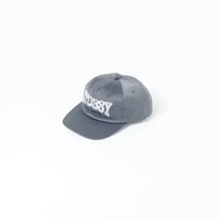 Topi STUSSY BURLY THREAD EMBROIDERY SILVER GREY CAP 100% ORIGINAL