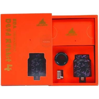 Atomizer Vape Hellvape Dead Rabbit V4 RDA 24MM Authentic By Hellvape BLACK PURPLE