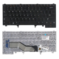 Keyboard Laptop Dell Latitude E6420 E6320 E6430 E6230 E6220 E5420   NO POINTER Warna: Hitam