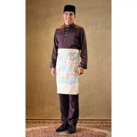BAJU MELAYU ARYAN WITH FREE SAMPIN PRESTIGE 2.25 METER - 3
