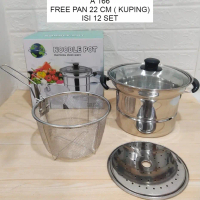 panci goreng 3ins penggorengan kukus goreng lentang