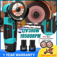 Angle Grinder Cordless Brushless Gerinda Baterai Murah Gerinda Cordless Mesin Potong Dengan Dua Pemo