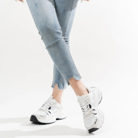 ASNK Sepatu Wanita Sneakers Fashion Shoes SH-656 Silver