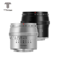 TTArtisan 50mm F1.2 Large Aperture Portrait Camera Lens for Sony E Mount FUJIfilm X Canon M Nikon Z Panasonic Olympus M43 Lens