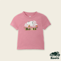 【Roots】Roots 小童- CAMP COOPER短袖T恤(粉紅色)