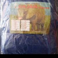 Terpal Jadi A3 Merk Gajah Lampung Uk 4×5M Bahan lokal Sakura