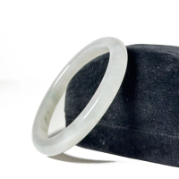 【Fubibaoding jeweler 富璧寶鼎珠寶】糯冰種翡翠小鵝蛋手鐲(天然A貨 翡翠 送禮 玉鐲 台灣圍#16)