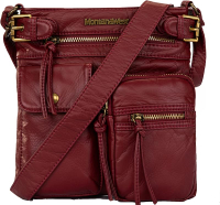 Montana West กระเป๋าสะพายข้างสำหรับผู้หญิงหนังนุ่มล้างหลายกระเป๋ากระเป๋าสะพาย