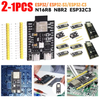 1-2PC ESP32/ESP32-S3/ESP32-C3 ESP32 Development Board N16R8 N8R2 ESP32C3 Development Board ESP32-C3-DevKitM-1 ESP32-S3-DevKitC-1