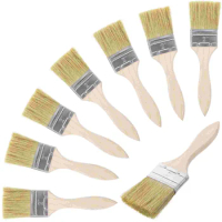 23 Pcs Bristle Paint Brush Pastel Pencils Artist Bulk Chalk Wooden Milk Painting