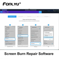 Screen Burn Aging Screen Repair Software For Samsung S8 to S22 S23 Ultra Note 8-20Ultra LCD Screen Color Darken Problem Repair