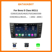 GATAXASKY 8"Carplay Android Car Radio For Mercedes Benz E-class W211 E200 E220 E300 E350 E240 E280 CLSCLASS W219 Multimedia
